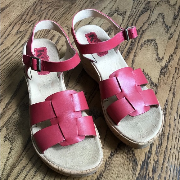 KorkEase Shoes Korks Kork Ease Wedge Sandals Leather With Cork Poshmark